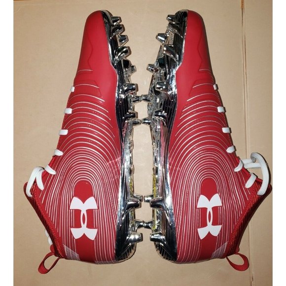 UNDER ARMOUR NITRO FOOTBALL CLEATS MEN'S SIZE 13 NWOB ! - Picture 4 of 10